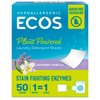 ECOS Laundry Detergent Sheets - No Plastic Jug for 50 Loads - Vegan, No Mess & Liquid Free - Laundry Sheets in Washer - Hypoallergenic, Plant Powered Laundry Detergent Sheets, Lavender, 50 Count