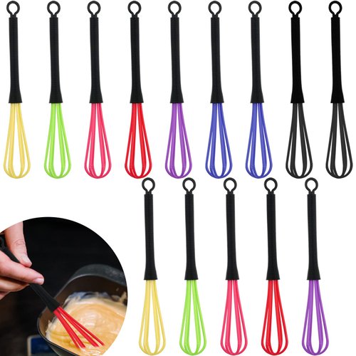 14 Pcs Plastic Hair Coloring Mixer Hair Color Whisk Hair Dye Cream Stirrer Tint Color Cream Colorful Spoon Applicator Hair Bleaching Highlight Tool for Home Barber Shop Salon