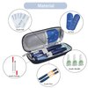 Insulin Cooler Travel Case, Diabetic Insulin Pen Carrying Case Portable Insulin Cooling Bag Organizer for Diabetic Supplies with 2 Ice Pack