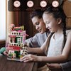 wriyvngs Street View Mini Building Blocks Flower House Shop Store Building Kit Simulation Construction Educational Creative Toy for Boys Girls Age 8+ 953 pcs