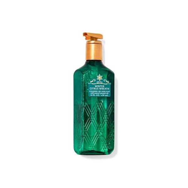 White Barn WINTER CITRUS WREATH CLEANSING GEL HAND SOAP 8 FL/OZ