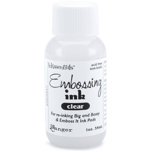 Ranger Inkssentials Refill, Clear, 1 oz. Embossing Ink, 1-Ounce