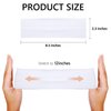 Elastic Headbands 16 Pack - Women's Soft Fabric Non-Slip Sweat Bands for Yoga, Running, Sports, and Hair Accessories - Black White Thick Bands