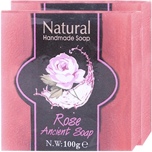 kastu Rose Oils Soap Bar for Face & Body,Moisturizing,Softer Skin,Natural Handmade,Hypoallergenic Beauty Bar Sensitive Skin With Gentle Cleanser,Men Women
