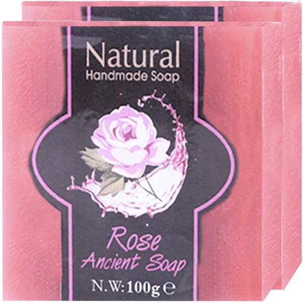 kastu Rose Oils Soap Bar for Face & Body,Moisturizing,Softer Skin,Natural Handmade,Hypoallergenic Beauty Bar Sensitive Skin With Gentle Cleanser,Men Women