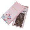 Bodermincer 180pcs D Curl Black/Brown 12-14-16mm Mixed/14-16-18mm Mixed Length EyeLashes Lash Cluster False Eyelashes (Brown, Brown 8-10-12mm Mixed)