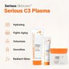 Serious Skincare - Serious C3 Vitamin C Night Trio - C-Restore Night Cream, C Eye Treatment & C Clean Face Cleanser - Makeup Bag - Hydrolyzed Collagen Moisturizer - Deep Hydration for Mature Dry Skin