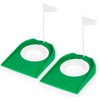 2 Pack Golf Putting Cup with Flag, Practice Golf Hole Training Aids for Kids Adults Indoor Outdoor Home Office Yard Lawn
