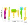 Play Dough Tools for Kids Ages 2-4 Playdough Tool Set with Molds Play Dough Set Roller for Play Dough Cookie Cutters Playdough Tool Kid Age 2-4 Play Dough Tools Set for Kids Ages 4-8 Modeling Clay