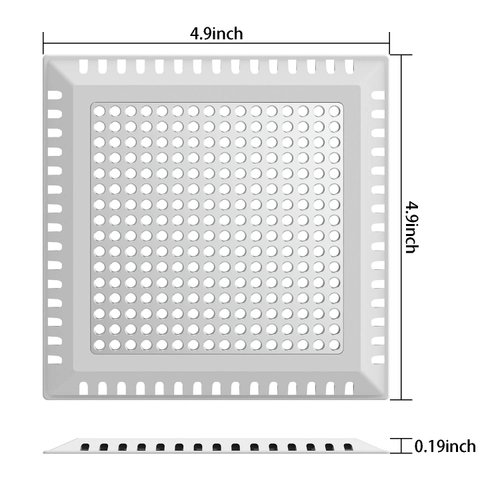 Aojuxix Hair Catcher/Drain Strainer/Shower Drain Cover for Bathroom Floor Drain, Stainless Steel and Silicone (Patented Product)