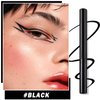 CAHIUYOA 2PCS Liquid Black Eyeliner Pencil Set,Liquid Eyeliner Pen Matte Colorful Eyeliner Waterproof High Pigmented Eye Liner Makeup