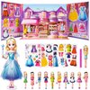 Nsuebck Magnetic Paper Dolls Dress-Up Game - Princess Magnet Stickers Book with Adorable Outfits - Birthday for Kids Girls Ages 3+(Style A)