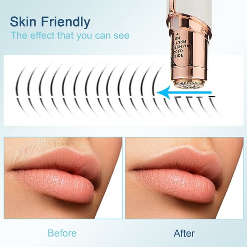 Facial Hair Remover Replacement Heads Generation 2 for Flawless Finishing Touch Hair Removal Tool for Women,As Seen On TV 18K Gold-Plated Gen 2 Double Haolo 6 Count