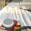 SoundMe Mini Sleep Sound Machine 30 Soothing Natural Sounds Travel White Noise Machine with 36 Volume Control Pink Brown Noise Machine for Baby Kid Adults Noise Maker Powered by AC or USB Sleep Timer