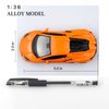 TOKAXI 1/36 Scale Lamborghini Revuelto Diecast Cars Models,Pull Back Vehicles Lamborghini Toy Cars,Cars Gifts for Boys Girls Orange