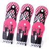 Spove Polka Dot Flip Flop Design Girls Manicure Sets Nail Care Kit SPA Party Favors for Women Bulk Gifts 6 Kits