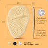 Metatarsal Pads Women | Heel Inserts for Women | Ball of Foot Cushions (2 Pairs Foot Pads) All Day Pain Relief and Comfort One Size Fits Shoe Inserts for Women (Beige)