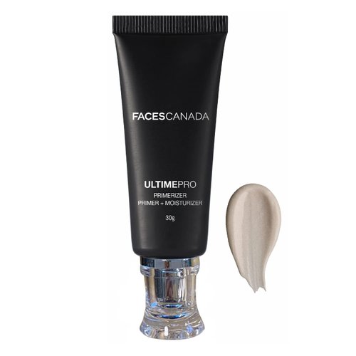 FACESCANADA Ultime Pro Primerizer 2-in-1 Moisturizer + Makeup Primer | Hydrating Primer with Shea Butter | Minimizes Pores & Fine Lines | 1.06 Oz/30g