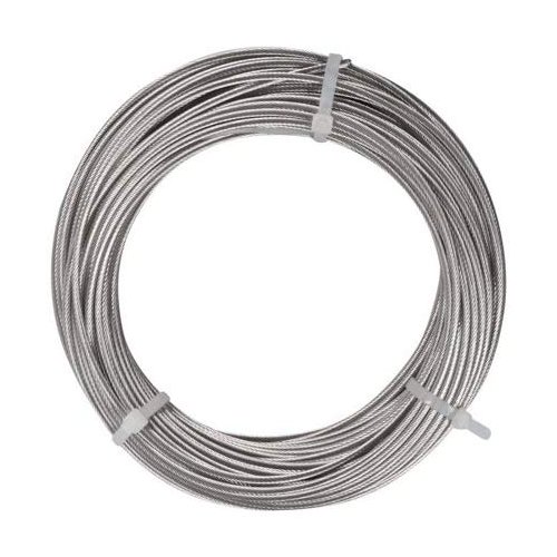 5/32", 1x19, 316 Stainless Steel Cable for Cable Railing (50 ft Coil)