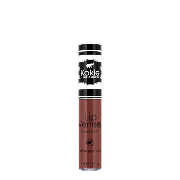 Kokie Cosmetics Lip Veneer Cream Lip Gloss, Mocha Madness, 0.2 Fluid Ounce