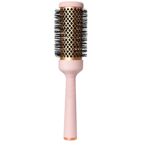 F3 Systems Wavy Thermal Brush(1.7 Inch), Cut Drying Time,Self-Standing Round Quick Styling Brush, Great Blowout, Ceramic Coated/Ionic Thermal Barrel,Blowout Volume, Wave Styler