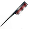 Yumflan Hair Comb for Women, Triple Hair Teasing Comb, 8.27 IN Tease Comb with Rat Tail for Hair Styling Backcombing Parting Sectioning