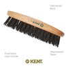 Kent V22 Vegan Boar Bristle Hair Brush and Beard Brush for Men, Eco Friendly Wave Brush and Travel Brush for Smoothing Hair and Taming Beards (8.5")