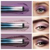 LUXAZA 24H Longwear Cream Eyeshadow Stick,3 PCS Metallic Purple Eyeshadow Pencil Crayon Eye Brightener Stick Set Purple