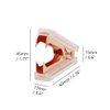 Rose Gold Staples Remover 1 Pack Clear Acrylic Body Steel Jaws Staple Puller Removal Tool for Dress Up Home Office School Desk Accessories Gift (1 Pack, Rose Gold)