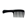 Pegasus 511_B1, 9in Curved Blow Dry Styler Comb, Handmade, Seamless, Smooth Edges, Anti Static, Heat and Chemically Resistant, Wet Hair, Everyday Grooming Comb | Peines de goma dura - Black