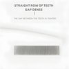 Stainless Steel Fine Tooth Comb Dandruff Comb, Professional Fine Tooth Hair Comb for Kids and Adults