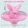 KISSHAKE Baby Pool Float, Baby Swim Float, Mermaid Baby Swimming Float, Smart Swim Trainer, Inflatable Pool Floats for Toddlers, Infant Baby Pool Toys, 2023 Upgraded Version