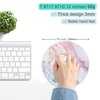 ITNRSIIET Marble Round Mouse Pad, Pink Marble Customized Premium-Textured Mouse Mat,Washable Mousepads with Lycra Cloth, Non-Slip Rubber Base Small Mousepad, 7.87×7.87×0.12 inches (Pink Marble)
