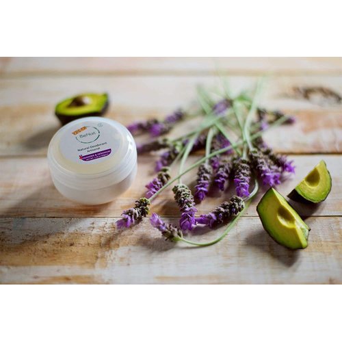 BeNat. Artisanal, Vegan, all-Natural Deodorant Cream. For Women, Men & Teens. Lavender & Geranium. Simple, Safe and Effective Natural Ingredients that Really Work!