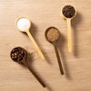 Wooden coffee scoop for jars Bamboo scoop Wooden scoop Farmhouse minimalist food jars scoop