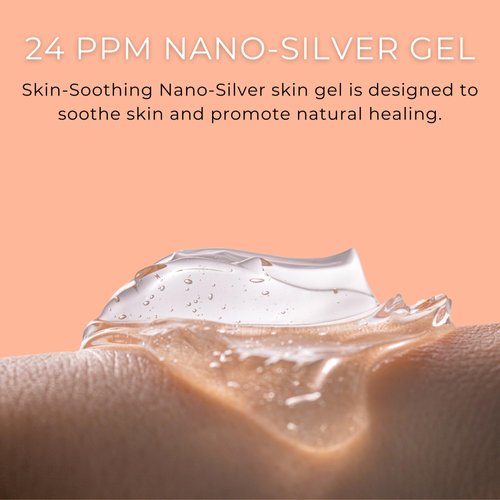 OPTIVIDA Colloidal Silver Gel For Wound Care, Natural Topical Skin Healing | Nano-Silver Topical Gel For Wounds, Burns, Rashes, Skin Irritations, Unscented (4 Oz.)