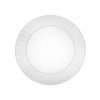 Party Essentials Deluxe Quality Hard Plastic 6-Inch Round Party/Dessert Plates, Clear, 24 Count
