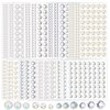 3000Pcs Self Adhesive Pearls and Rhinestones Stickers, Stick on Rhinestone Hair Pearl Stickers Diamond Stickers Self Adhesive Face Gems Hair Gems for Face Makeup Hair Nail Art Cell Phone DIY Crafts