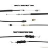 CLUBRALLY Club Car Precedent Gas Golf Cart Governor & Accelerator Throttle Cable Snap in Kawasaki FE290/FE350 2004-2015, Replace 102336001 102513102 102595101