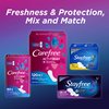 Stayfree Maxi Overnight Pads with Wings For Women, Reliable Protection and Absorbency of Feminine Periods, 28 Count