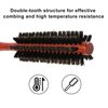 Boars Hair Round Brush, Mini Round Brush, Small Hair Bush for Small Round Brush for Blow Drying, Curling Brush for Short Hair, Small Beard Brush Round Bristle Brush