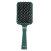 Reazana Detangling Brushes Anti-Static Detangler Hair Brush Fashion Massage Brush with Silicone Cushion Base Nylon Bristle Pins Blow Drying Hairbrush for Men and Women (Rectangle)