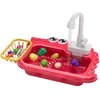 Lucky Doug Play Kitchen Sink Toys, Pretend Kitchen Play Sink with Running Water Toys for Toddlers 1-3, Play Food Sets for Kids Kitchen Toys, Birthday Toys Gifts for Toddlers Kids Girls 1 2 3 Years Old