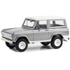 Collectibles 1967 Bronco Silver Metallic with White Top Counting Cars (2012-Present) TV Series Hollywood Series 1/24 Diecast Model Car by Greenlight 84191