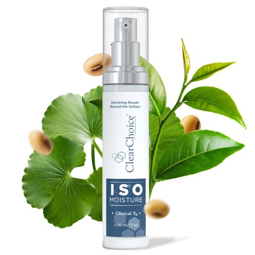 Clear Choice ISO Moisture – Hydrating Face Moisturizer with Green Tea, Centella Asiatica &amp; Hyalur...