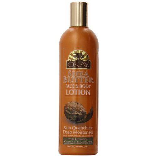 OKAY SHEA BUTTER HAND and BODY LOTION 16oz/473ml