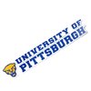 University of Pittsburgh Pitt Panthers Name Logo Vinyl Decal Laptop Water Bottle Car Scrapbook (8 Inch Sticker)