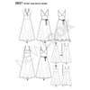 New Look Sewing Pattern Misses Dresses, Size A (8-10-12-14-16-18)