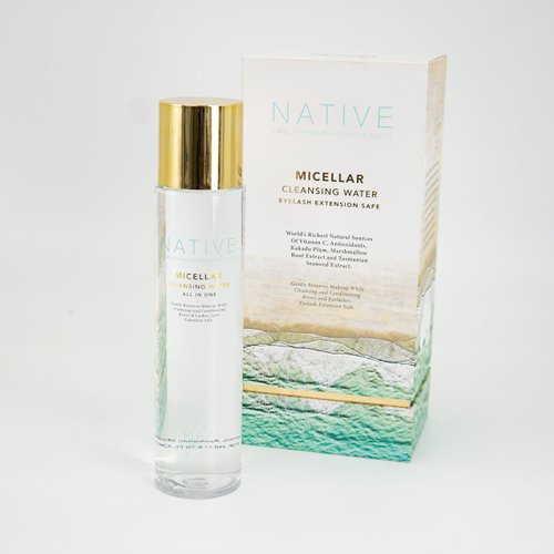 Klara Cosmetics Native Micellar Cleansing Water Hydrating Facial Cleanser Makeup Remover Sun Protection Micellar Water 200ml