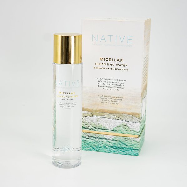 Klara Cosmetics Native Micellar Cleansing Water Hydrating Facial Cleanser Makeup Remover Sun Protection Micellar Water 200ml